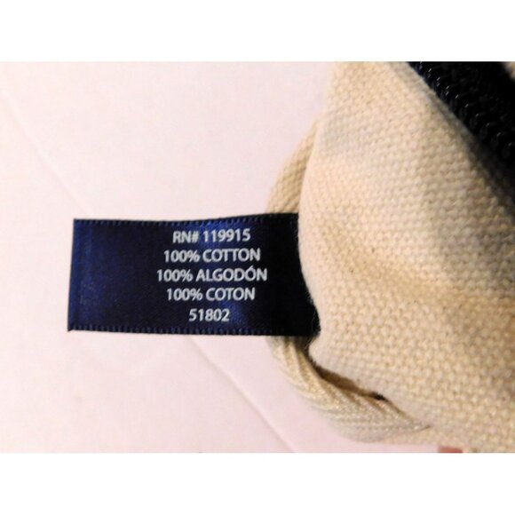 Nautica Canvas Bucket Shoulder Bag Beige Navy Blue Red Crossbody Purse Adj Strap - Picture 9 of 9